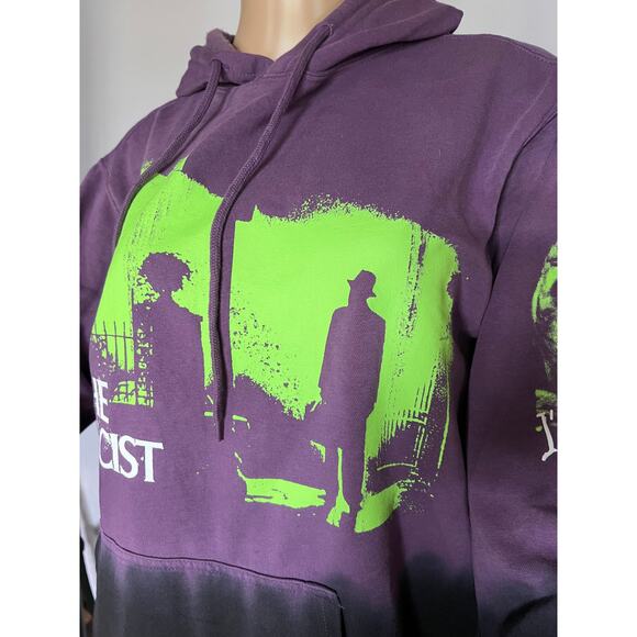 The Exorcist Men's Graphic Print Hoodie, Purple size S Small 34/36 - Picture 3 of 6